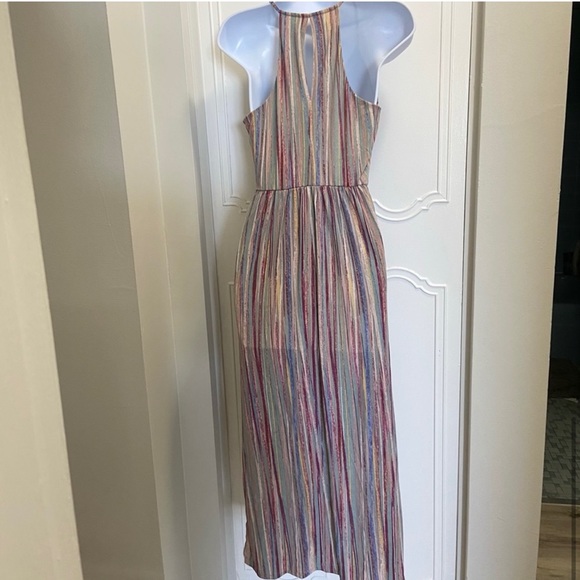 BCBG Maxazaria striped faux wrap dress - Picture 4 of 7